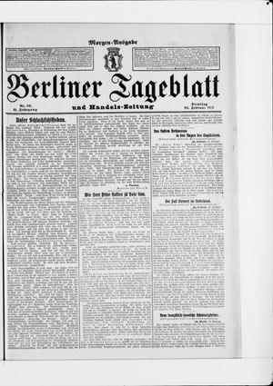 Berliner Tageblatt und Handels-Zeitung vom 20.02.1912