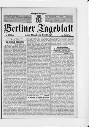 Berliner Tageblatt und Handels-Zeitung vom 23.02.1912