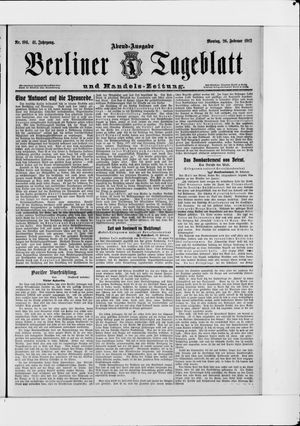 Berliner Tageblatt und Handels-Zeitung vom 26.02.1912
