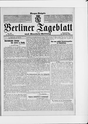 Berliner Tageblatt und Handels-Zeitung vom 29.02.1912