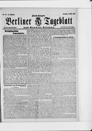 Berliner Tageblatt und Handels-Zeitung vom 05.03.1912
