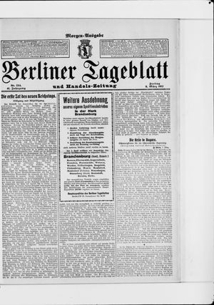 Berliner Tageblatt und Handels-Zeitung vom 08.03.1912