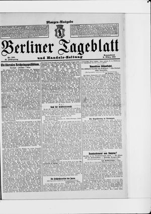 Berliner Tageblatt und Handels-Zeitung vom 09.03.1912