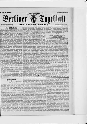 Berliner Tageblatt und Handels-Zeitung vom 11.03.1912