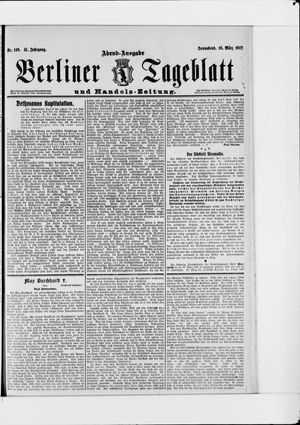Berliner Tageblatt und Handels-Zeitung vom 16.03.1912