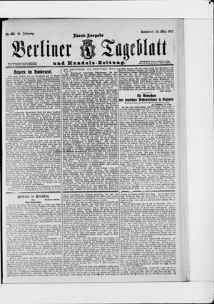 Berliner Tageblatt und Handels-Zeitung on Mar 23, 1912