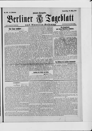 Berliner Tageblatt und Handels-Zeitung vom 28.03.1912