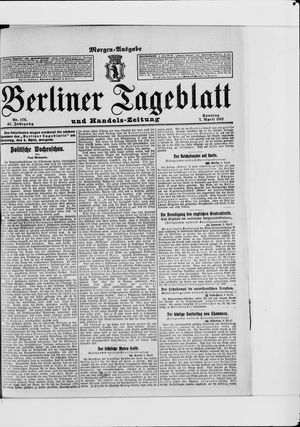 Berliner Tageblatt und Handels-Zeitung vom 07.04.1912