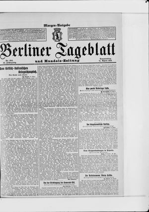 Berliner Tageblatt und Handels-Zeitung vom 11.04.1912