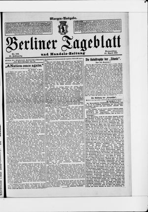 Berliner Tageblatt und Handels-Zeitung vom 18.04.1912