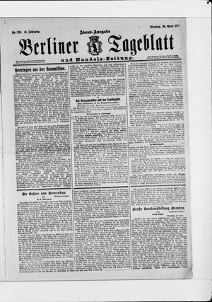Berliner Tageblatt und Handels-Zeitung on Apr 30, 1912