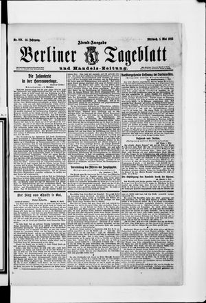 Berliner Tageblatt und Handels-Zeitung vom 01.05.1912
