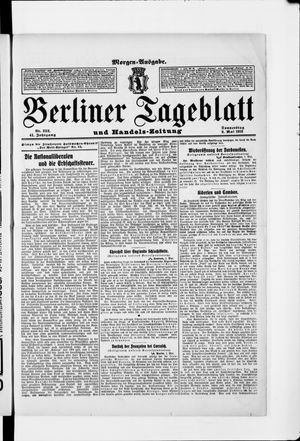 Berliner Tageblatt und Handels-Zeitung on May 2, 1912