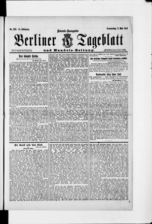 Berliner Tageblatt und Handels-Zeitung on May 2, 1912