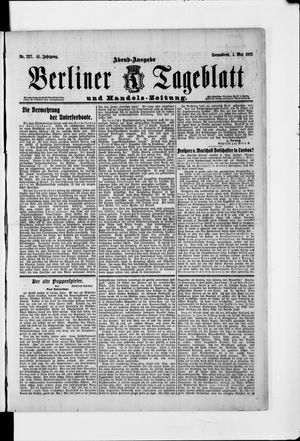 Berliner Tageblatt und Handels-Zeitung on May 4, 1912