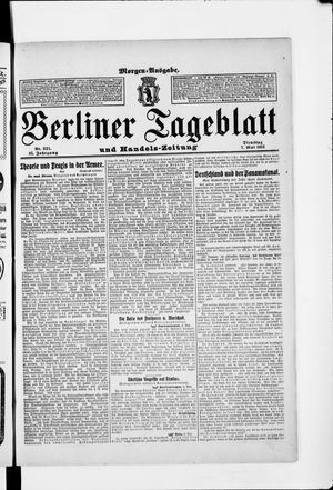 Berliner Tageblatt und Handels-Zeitung vom 07.05.1912