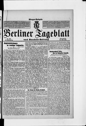 Berliner Tageblatt und Handels-Zeitung on May 25, 1912