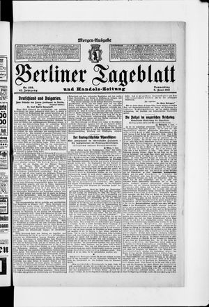 Berliner Tageblatt und Handels-Zeitung vom 06.06.1912