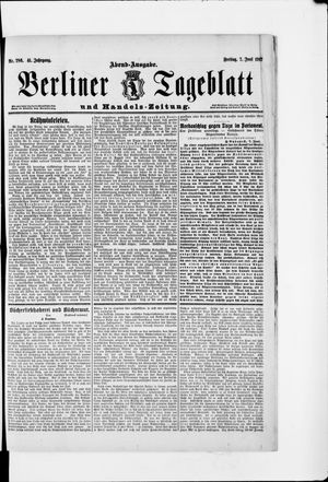 Berliner Tageblatt und Handels-Zeitung vom 07.06.1912
