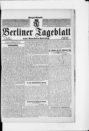 Berliner Tageblatt und Handels-Zeitung vom 08.06.1912