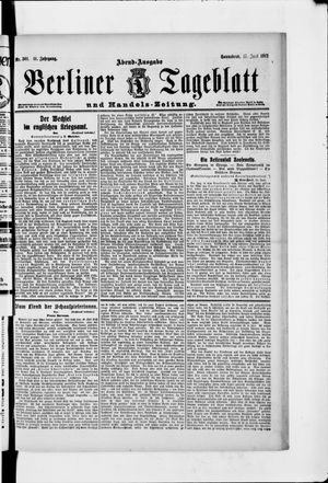 Berliner Tageblatt und Handels-Zeitung vom 15.06.1912