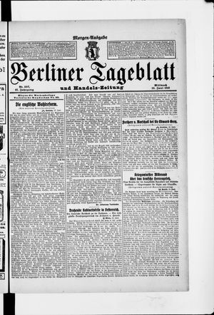 Berliner Tageblatt und Handels-Zeitung vom 19.06.1912