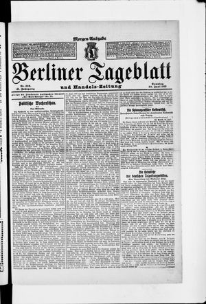 Berliner Tageblatt und Handels-Zeitung vom 30.06.1912