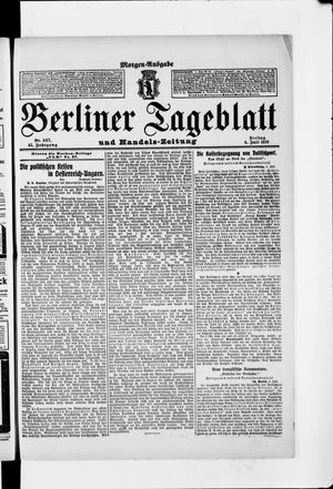 Berliner Tageblatt und Handels-Zeitung vom 05.07.1912