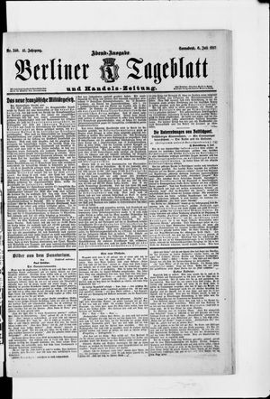 Berliner Tageblatt und Handels-Zeitung vom 06.07.1912