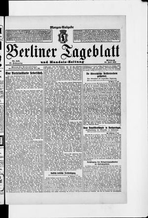 Berliner Tageblatt und Handels-Zeitung vom 10.07.1912