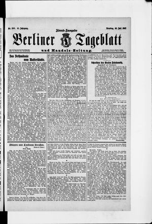 Berliner Tageblatt und Handels-Zeitung vom 16.07.1912