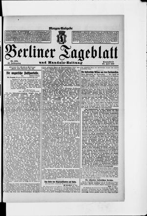 Berliner Tageblatt und Handels-Zeitung vom 20.07.1912