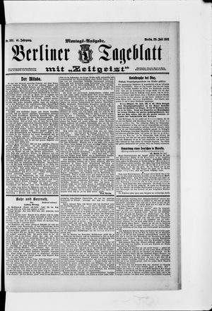 Berliner Tageblatt und Handels-Zeitung vom 29.07.1912