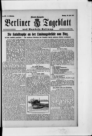 Berliner Tageblatt und Handels-Zeitung vom 29.07.1912