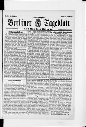 Berliner Tageblatt und Handels-Zeitung vom 02.08.1912