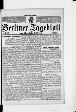 Berliner Tageblatt und Handels-Zeitung on Aug 24, 1912