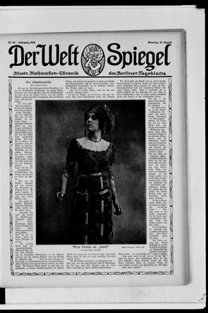 Berliner Tageblatt und Handels-Zeitung vom 25.08.1912