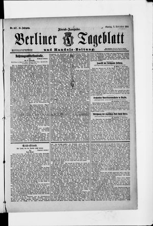 Berliner Tageblatt und Handels-Zeitung vom 02.09.1912