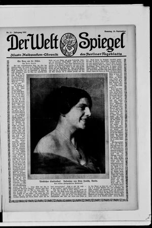 Berliner Tageblatt und Handels-Zeitung on Sep 15, 1912