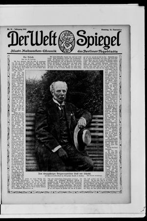 Berliner Tageblatt und Handels-Zeitung vom 22.09.1912