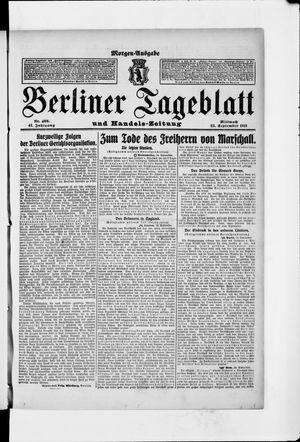Berliner Tageblatt und Handels-Zeitung on Sep 25, 1912