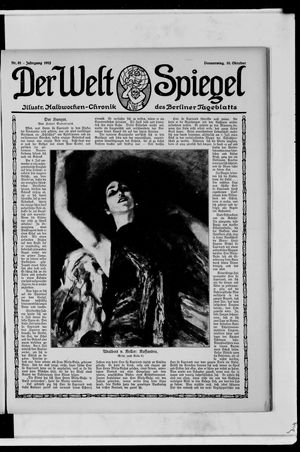 Berliner Tageblatt und Handels-Zeitung vom 10.10.1912