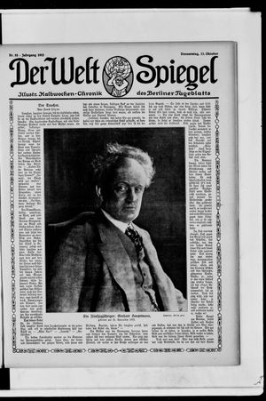 Berliner Tageblatt und Handels-Zeitung vom 17.10.1912
