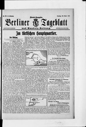 Berliner Tageblatt und Handels-Zeitung vom 29.10.1912
