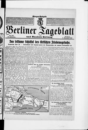 Berliner Tageblatt und Handels-Zeitung vom 05.11.1912