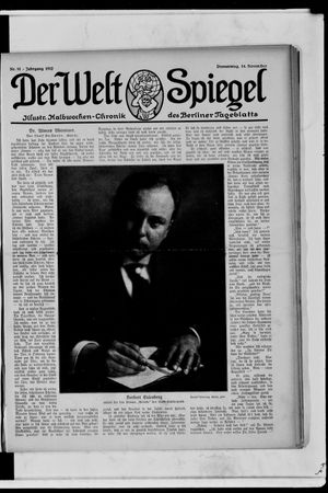 Berliner Tageblatt und Handels-Zeitung vom 14.11.1912