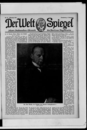 Berliner Tageblatt und Handels-Zeitung vom 05.12.1912