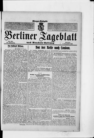 Berliner Tageblatt und Handels-Zeitung vom 06.12.1912