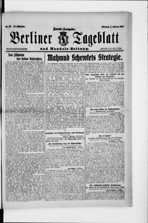 Berliner Tageblatt und Handels-Zeitung vom 05.02.1913
