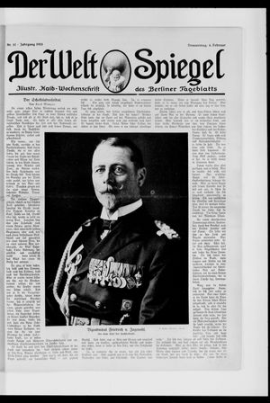 Berliner Tageblatt und Handels-Zeitung on Feb 6, 1913